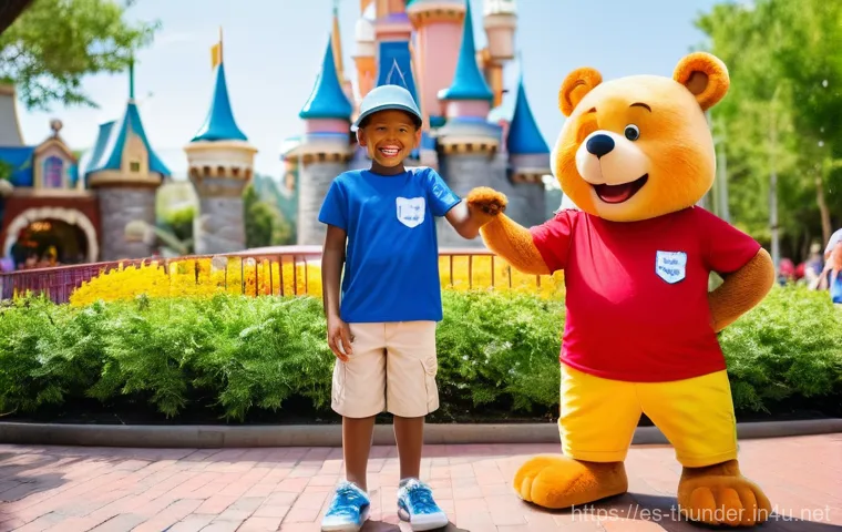 번개맨 테마파크 - **Prompt:** A cheerful multi-generational family (grandparents, parents, an 8-year-old girl, and a 5... 번개맨 테마파크 - **Prompt:** A cheerful multi-generational family (grandparents, parents, an 8-year-old girl, and a 5...