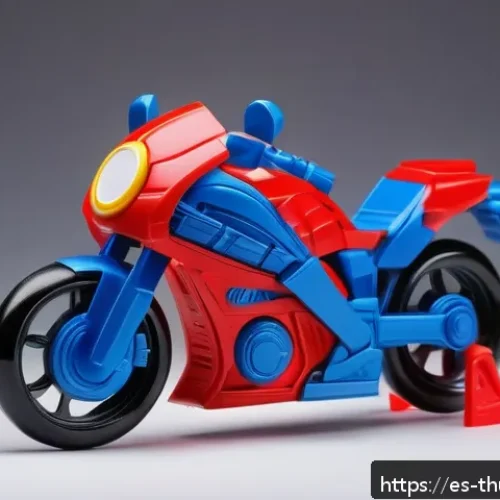 번개맨 캐릭터 상품의 진화 - A highly detailed collectible figure made from eco-friendly biodegradable and recycled plastics, sho...
